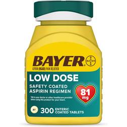 Bayer Low Dose Aspirin Enteric Coated 300 pcs Tablet