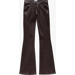 Frame Le High Flare Coated Jeans