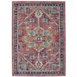 Origins Granada Traditional Persian Floral Red, Pink