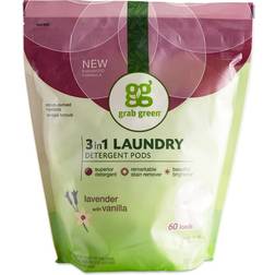 Grab Green 3 1 Laundry Detergent Pods Lavender with Vanilla