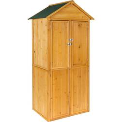 tectake Garden storage shed with a pitched roof shed, tool (Superficie edificio )