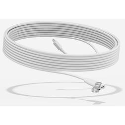 Logitech rally mic pod extension cable bianco