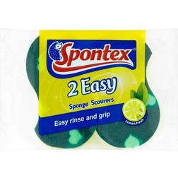 Spontex Easy Sponge Scourer 2 Pack