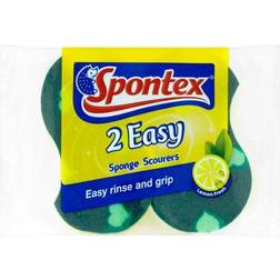 Spontex Spontex Easy Sponge Scourer 2 Pack