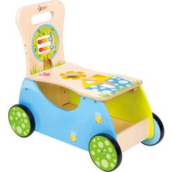 Dooky Classic 2-i-1 Træ Gåvogn 18 M