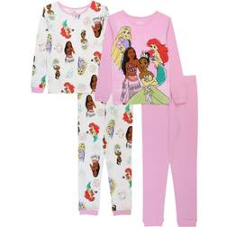 AME Sleepwear Girl's Disney Princess Sketch Pajama Set