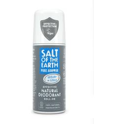 Salt of the Earth Natural Deodorant Roll for men Pure Vetitver & Citrus Långvarigt 75ml
