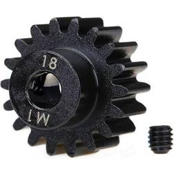 Traxxas 6491R Motordrev (Pinion) 18T 1.0M Pitch för 5mm Axel (Fräst)