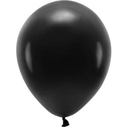 PartyDeco Ballon sort 10 stk 30cm