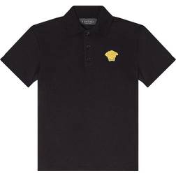 Versace Boy's Medusa Badge Polo - Black