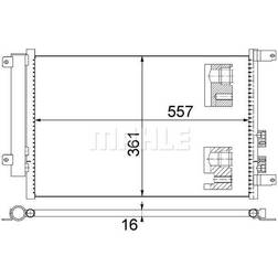 Alfa Romeo Condenser Air Conditioning 8FC351343-504 by BEHR