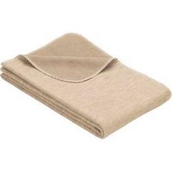 Ibena Wool Blanket Blanket Bettüberzug Beige (200x140cm)