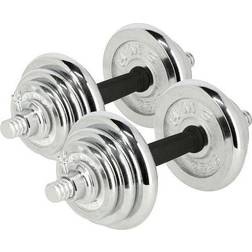 HMS Dumbbell STC21 BARBELLS/BAR IN CASE CHROME 2x10KG