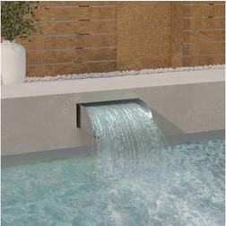 vidaXL Cascade Fontaine de Piscine 45x34x14 cm Acier Inoxydable 304