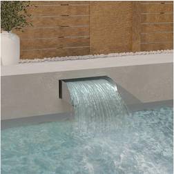 vidaXL havespringvand 45x34x14 rustfrit stål 304