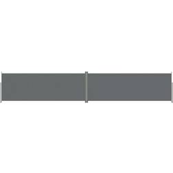 vidaXL Tenda Da Sole Laterale Retrattile Antracite 220x1200 cm