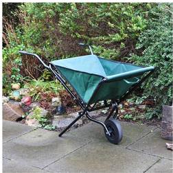 Kingfisher 50kg Capacity Up Garden Wheelbarrow with Solid Rubber