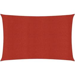 vidaXL Vela Parasole 160 g/m Rossa 2,5x4,5 m in HDPE
