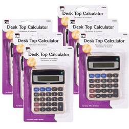 Cli Charles Leonard Desktop Calculators, CHL39200-6, Pack Of 6 Calculators