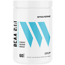 Swolverine BCAA 2:1:1 + Electrolytes Lemon Lime 50