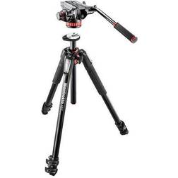 Manfrotto MVK502055XPRO3 foto video hybridkit med 502-seriens huvud, svart