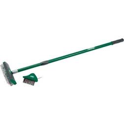 Draper Twin Head Telescopic Paving Brush Set