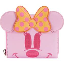 Loungefly Disney Pastel Ghost Minnie Glow In The Dark Wallet - instock