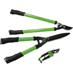 Brüder Mannesmann Ensemble de Cisailles De Jardin 3 pcs