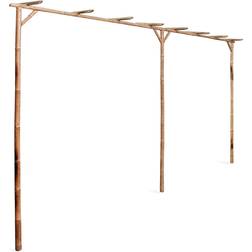 vidaXL Bambupergola 385 x 40 x 205 cm