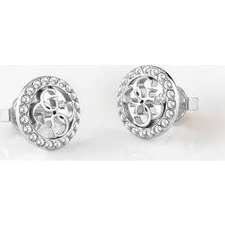 Guess Boucles d'oreilles JUBE02135JWRH Bijoux LIFE IN 4G Argent