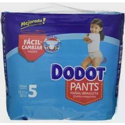 Dodot Pants pañal-braguita talla 5 12-17 kg 30 u