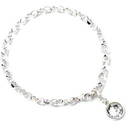 Harry Potter Ladies Sterling Crystal Bracelet