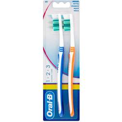 Oral-B 1-2-3 Classic Care 40 2 stk. Assorteret