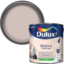 Dulux Neutral Silk Emulsion Paint Wall Paint Malt Chocolate 2.5L