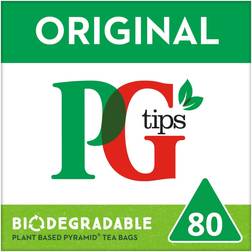 PG Tips Original Biodegradable Black Tea 80pcs