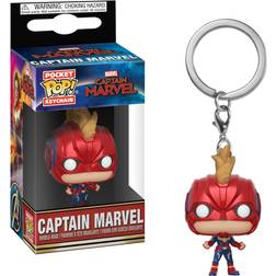 Funko POP! Keychains Captain Marvel Kapten Marvel med hjälm vinylfigur