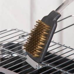 BBQ grill cleaning brush 2 1 brush plus scraper