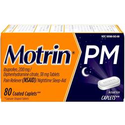 Motrin PM Pain Reliever/Nighttime Sleep-Aid Coated Caplets