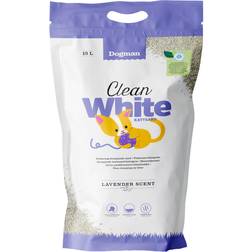 Dogman Kattsand Clean White White 15L