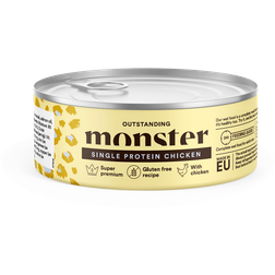 Monster Cat Adult Single Protein Chicken Burk 6x100