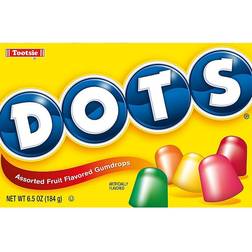 Tootsie Dots Assorted Fruit Gumdrops Candy 184g 1pakk