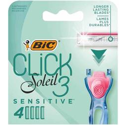 Bic Soleil Click Sensitive Reservhuvuden 4 st