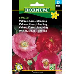 Hornum Valmue, blanding, Soft Silk D Blomsterfrø