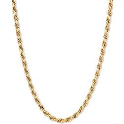 Giani Bernini Rope Chain Necklace - Gold