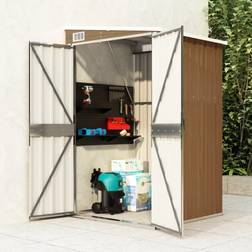 vidaXL brown, 118 Wall-mounted Garden Shed (Building Area )