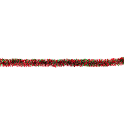 Amscan Christmas Giant Tinsel Garland, 2”H x 108”W, Red/Green