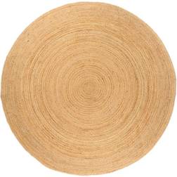 vidaXL Jutematta flätad Beige 200cm