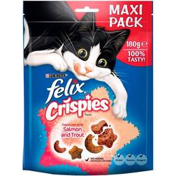 Felix Crispies Cat Treats Salmon & Trout, 180g