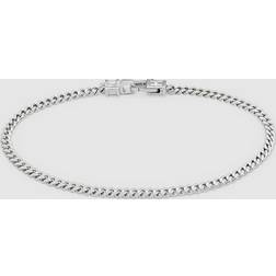 Tom Wood Men's 7'7" Curb Bracelet in Silver END. Clothing