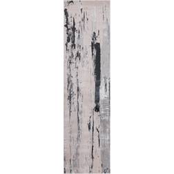 Asiatic Aurora AU10 Glacier Marble Runner Silver, Black, Grey
